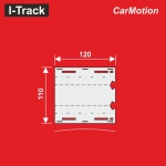 Hacker-Model HCT9450CC - H0 - Anschlusssegment für Steigungsübergang, 120 x 110 mm (4 Stück)